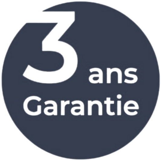 Garantie 3 ans 🔒